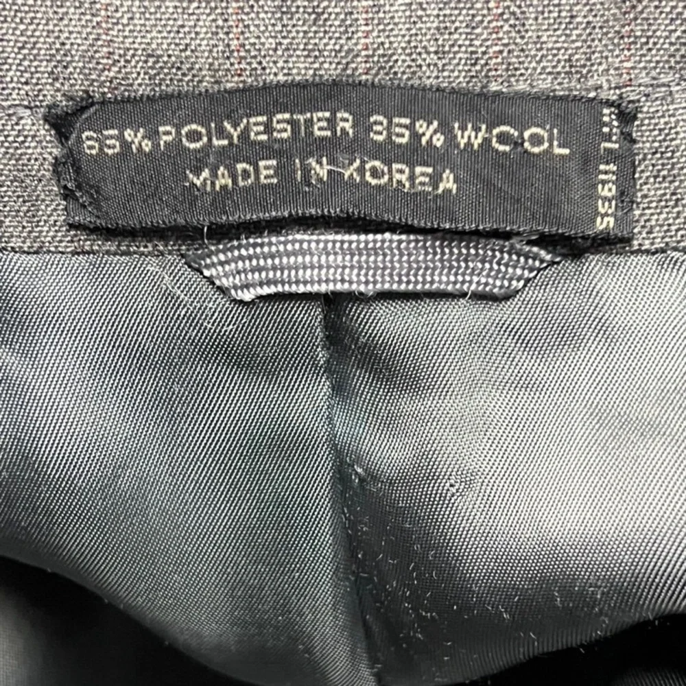 Austin Manor Sport Coat Grey Striped Notch Lapel 2-Button Mens‎ Size 46R Wool